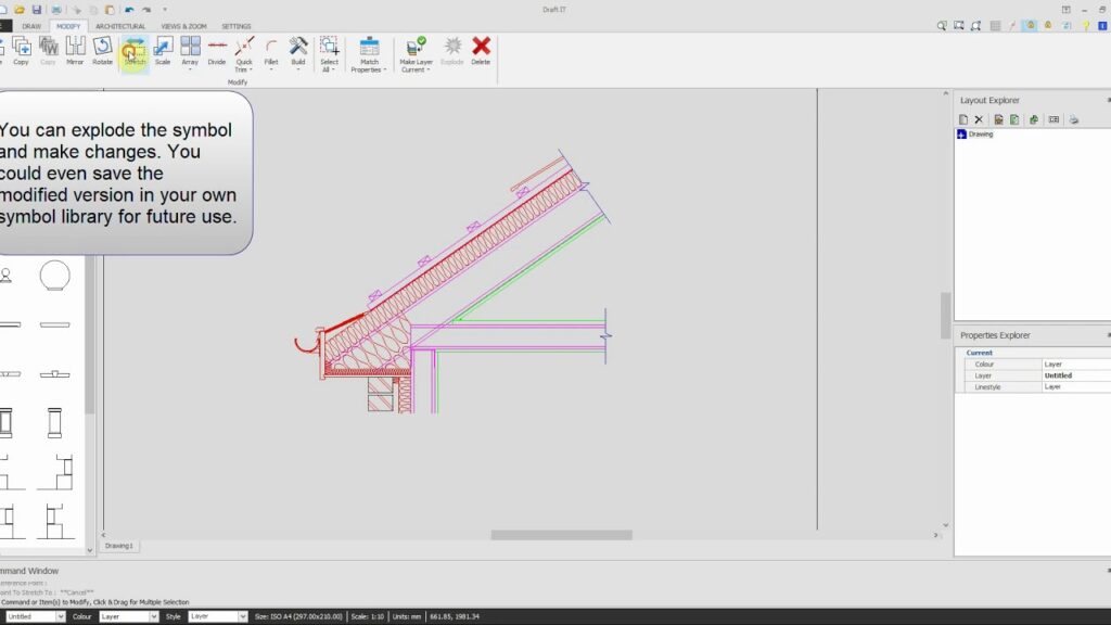 برنامج CADlogic Draft للتصميم الهندسي ثنائي الأبعاد