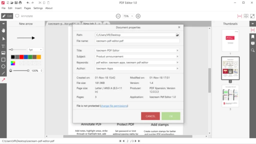 برنامج Icecream PDF Editor Pro لتعديل ملفات PDF