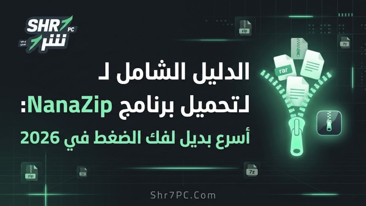 الدليل الشامل لـ تحميل برنامج NanaZip: أسرع بديل لفك الضغط في 2026