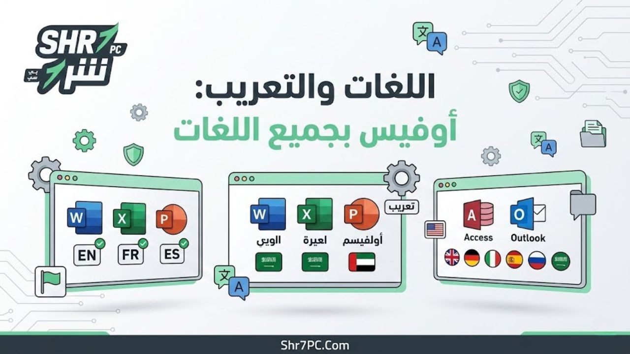 اللغات والتعريب: أوفيس بجميع اللغات