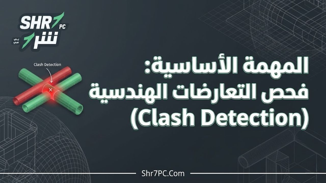 المهمة الأساسية: فحص التعارضات الهندسية (Clash Detection)