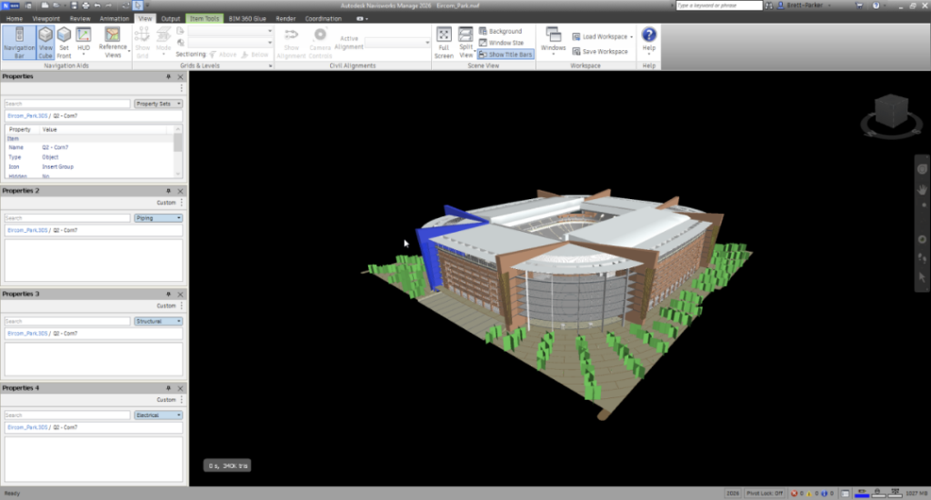 تحميل برنامج Autodesk Navisworks Manage 2026 لفحص التعارضات الهندسية ومنع أخطاء الموقع