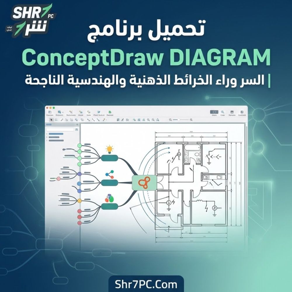 تحميل برنامج ConceptDraw DIAGRAM السر وراء الخرائط الذهنية والهندسية الناجحة 1