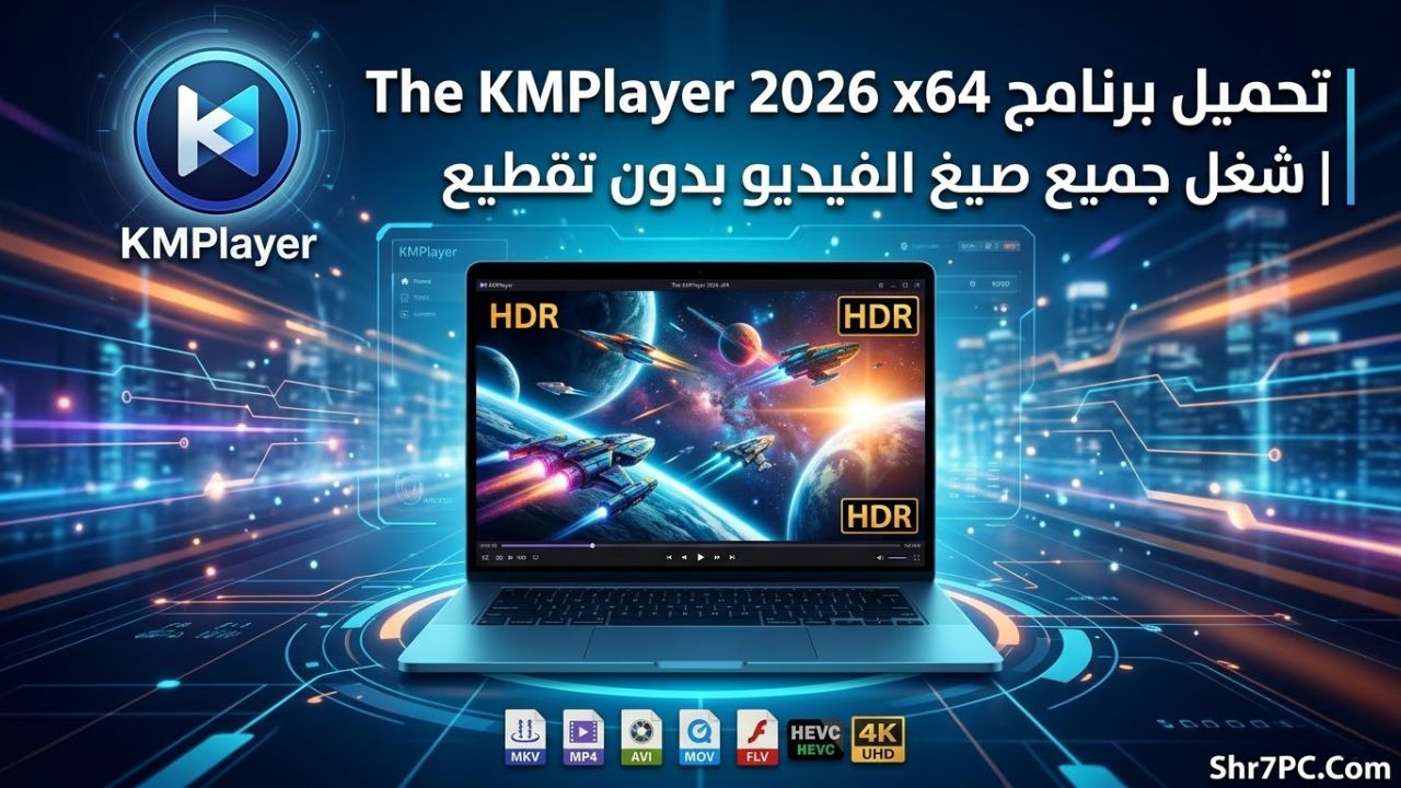 تحميل برنامج The KMPlayer 2026 x64 | شغل جميع صيغ الفيديو بدون تقطيع