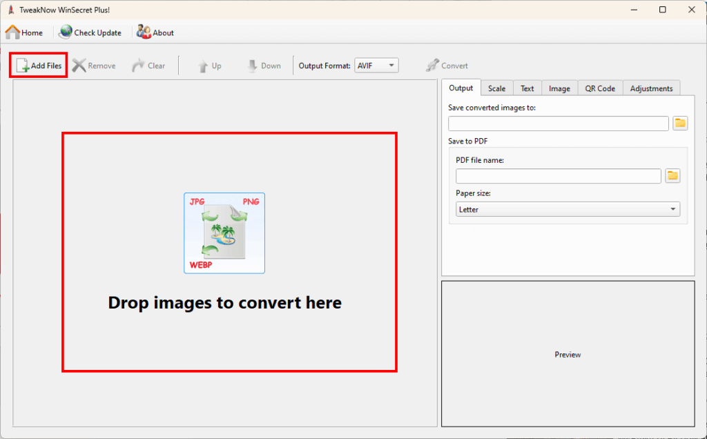 تحميل برنامج TweakNow ImageConverter لتصغير وتحويل الصور
