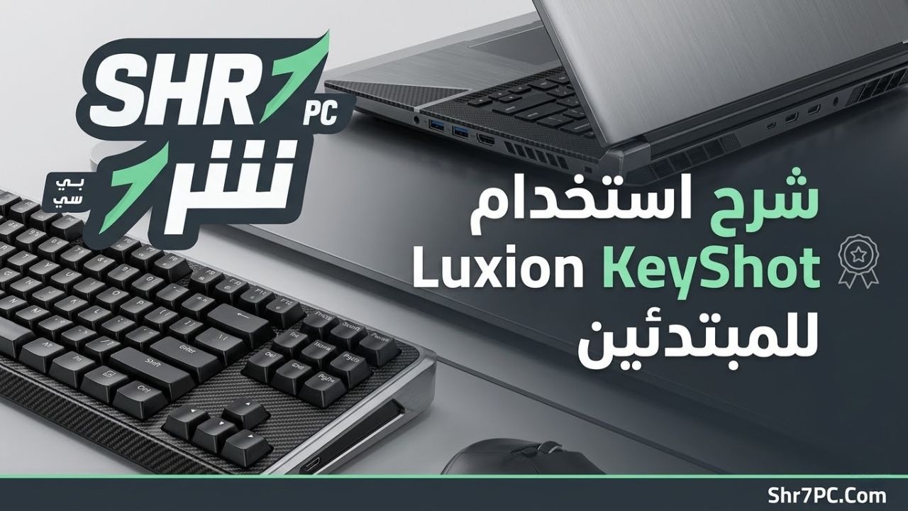 شرح استخدام Luxion KeyShot للمبتدئين