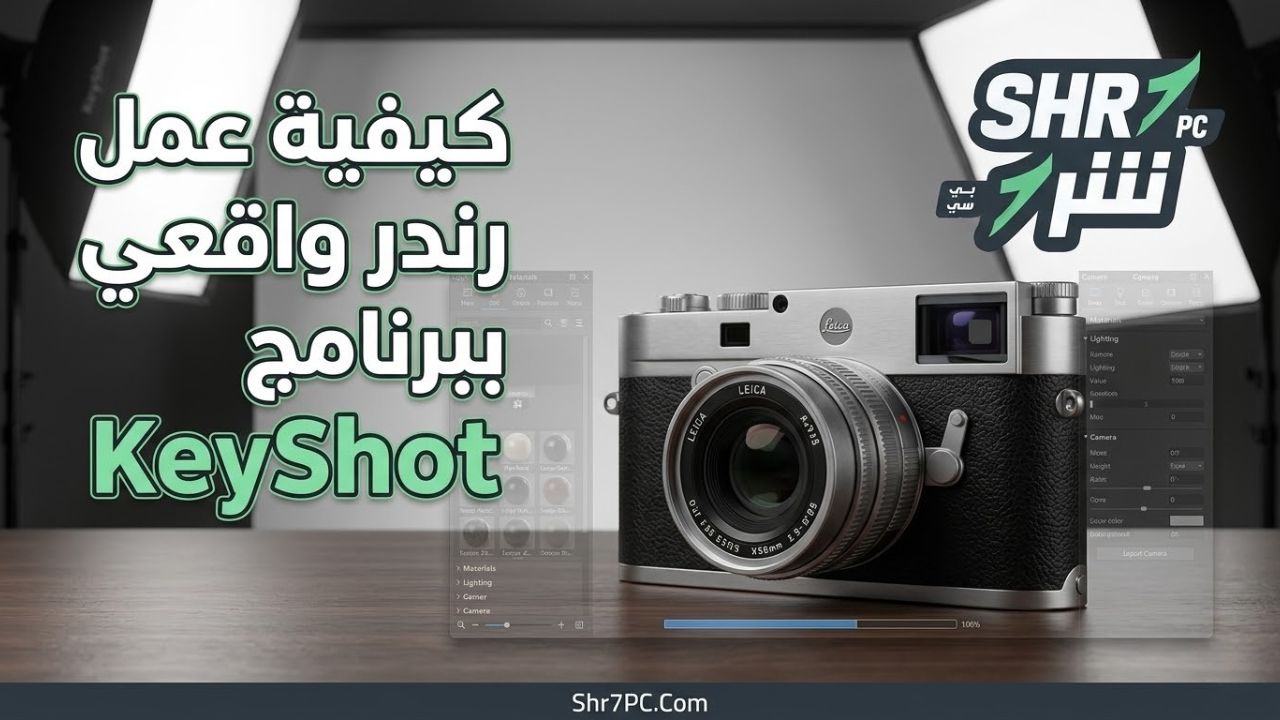كيفية عمل رندر واقعي ببرنامج KeyShot