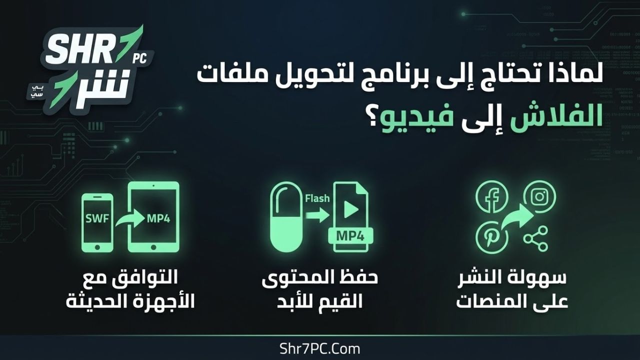 لماذا تحتاج إلى برنامج لتحويل ملفات الفلاش إلى فيديو؟