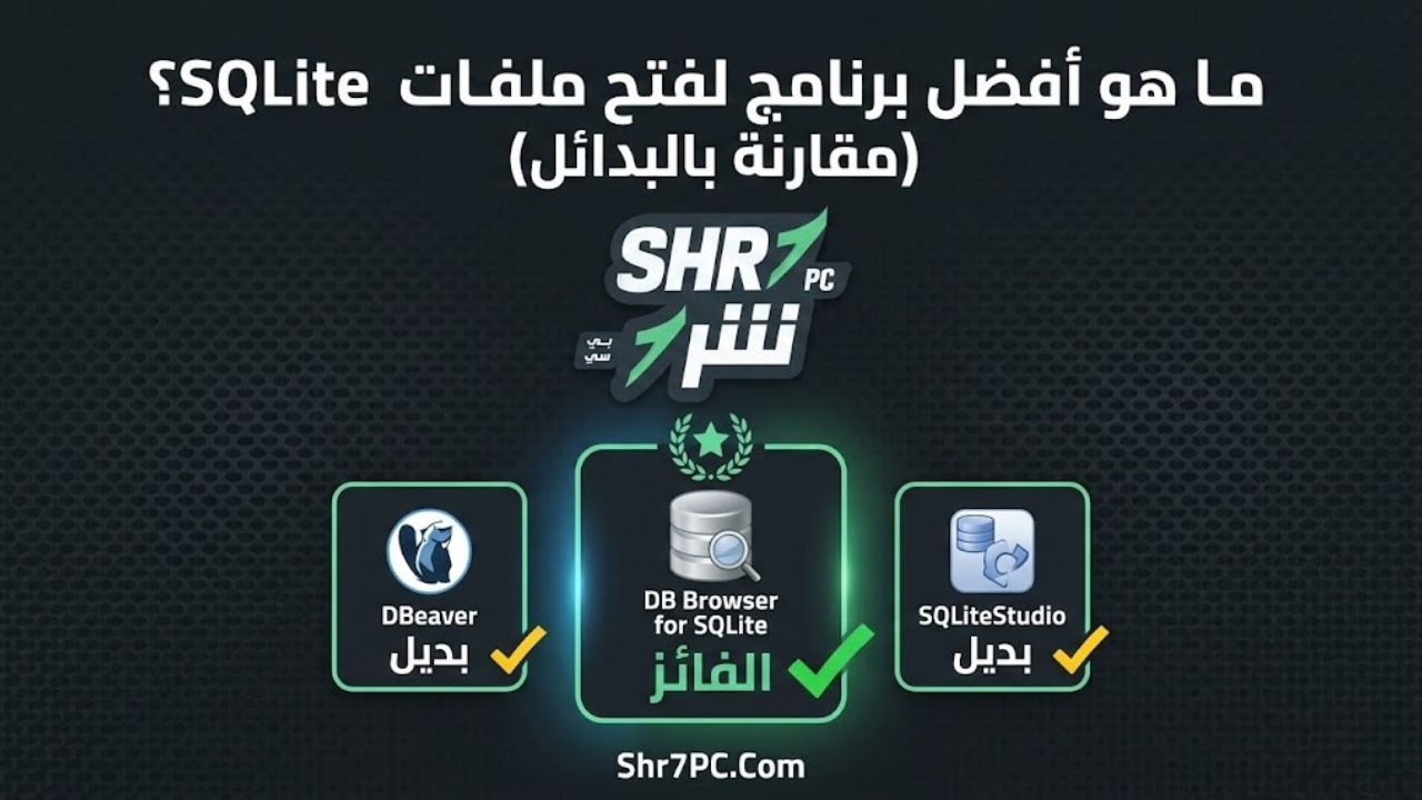 ما هو أفضل برنامج لفتح ملفات SQLite؟ (مقارنة بالبدائل)