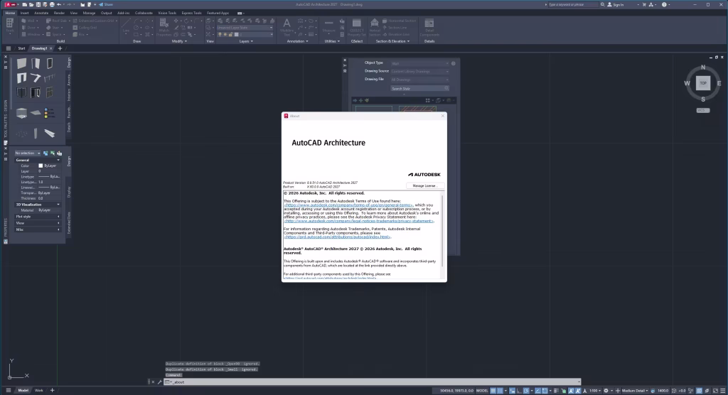 تحميل برنامج AutoCAD Architecture 2027 مفعل ومن ميديا فاير لتصميم المخططات المعمارية