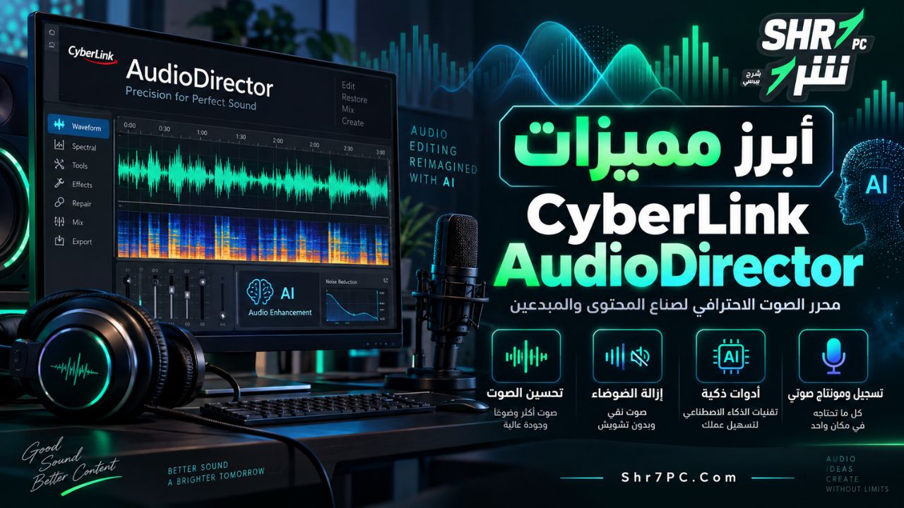 أبرز مميزات CyberLink AudioDirector