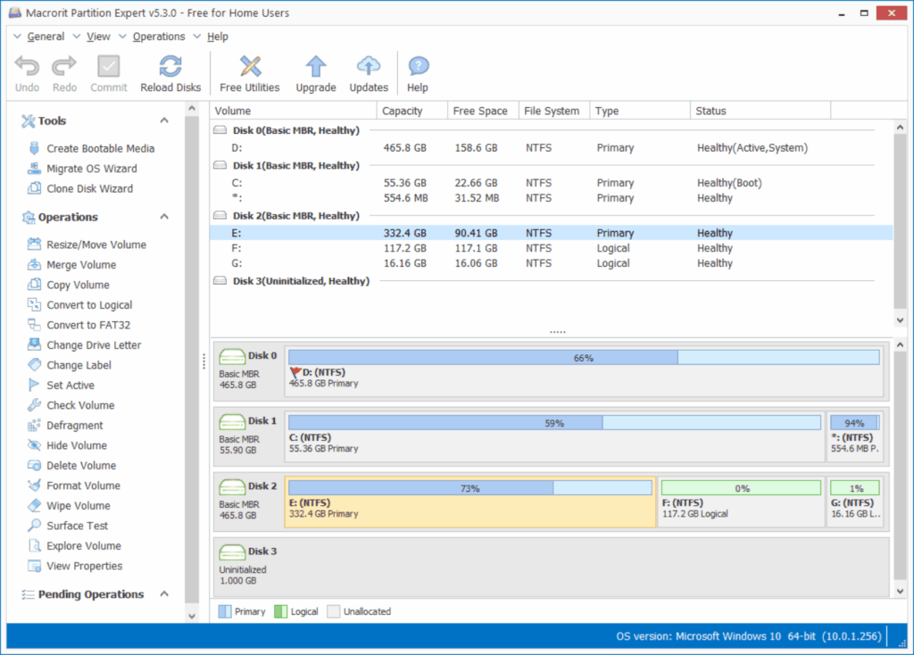 تحميل اسطوانة Macrorit Partition Expert WinPE لتقسيم الهارد وتوسيع الأقسام بأمان