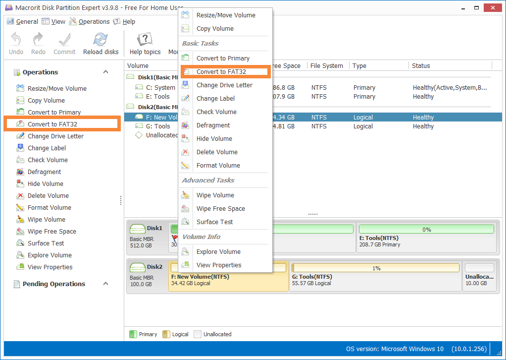 تحميل اسطوانة Macrorit Partition Expert WinPE لتقسيم الهارد وتوسيع الأقسام بأمان