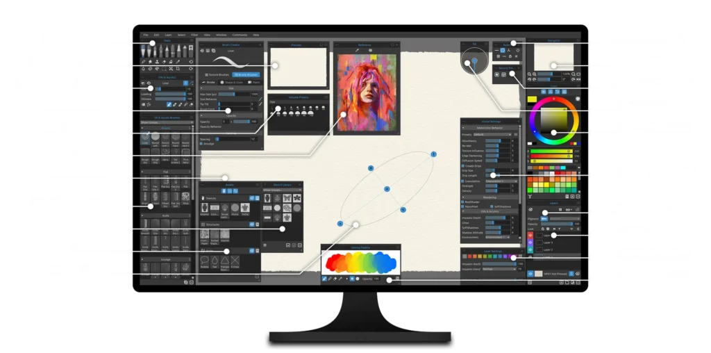 تحميل برنامج Escape Motions Rebelle Pro للرسم المائي والزيتي الرقمي باحتراف