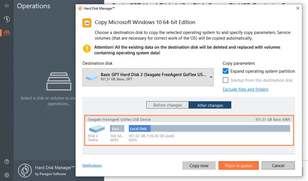 تحميل برنامج Paragon Hard Disk Manager Advanced أقوى أداة لإدارة الهارد والنسخ الاحتياطي