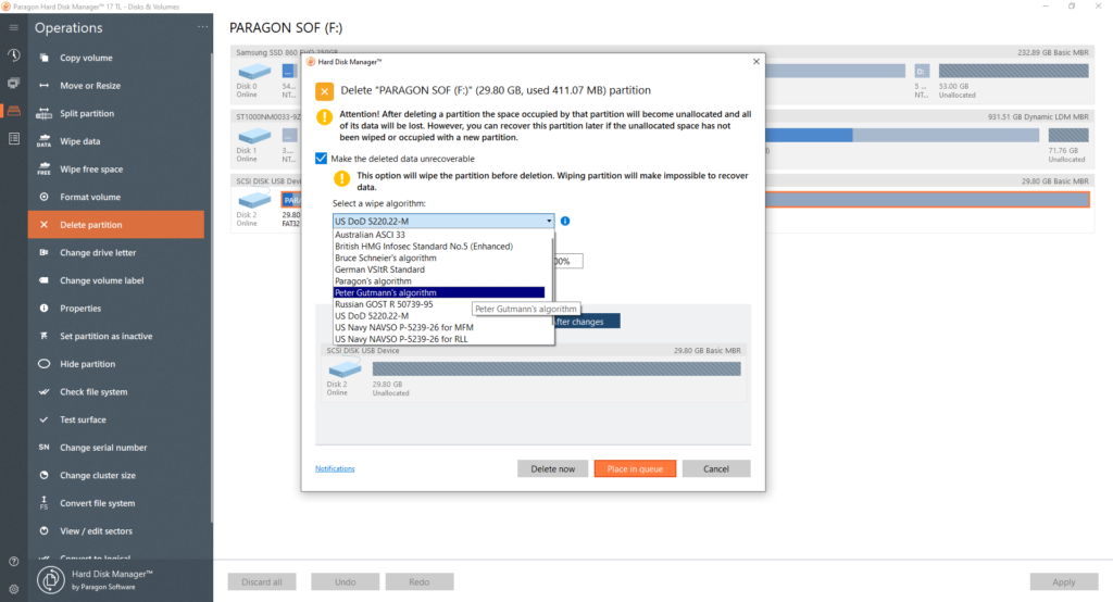 تحميل برنامج Paragon Hard Disk Manager Advanced أقوى أداة لإدارة الهارد والنسخ الاحتياطي