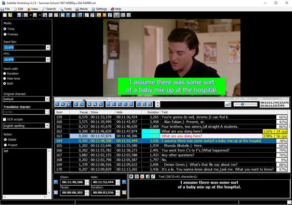 تحميل برنامج Subtitle Workshop Classic أفضل برنامج لترجمة الفيديو وتعديل التوقيت