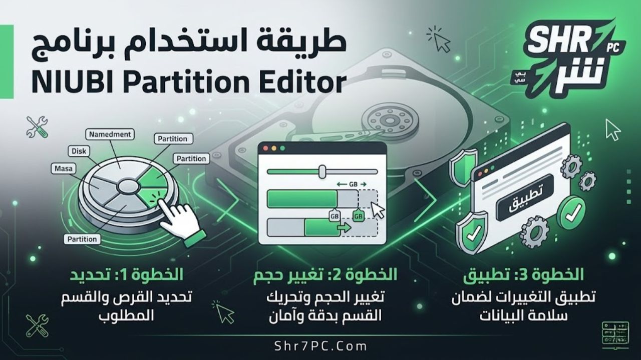 طريقة استخدام برنامج NIUBI Partition Editor