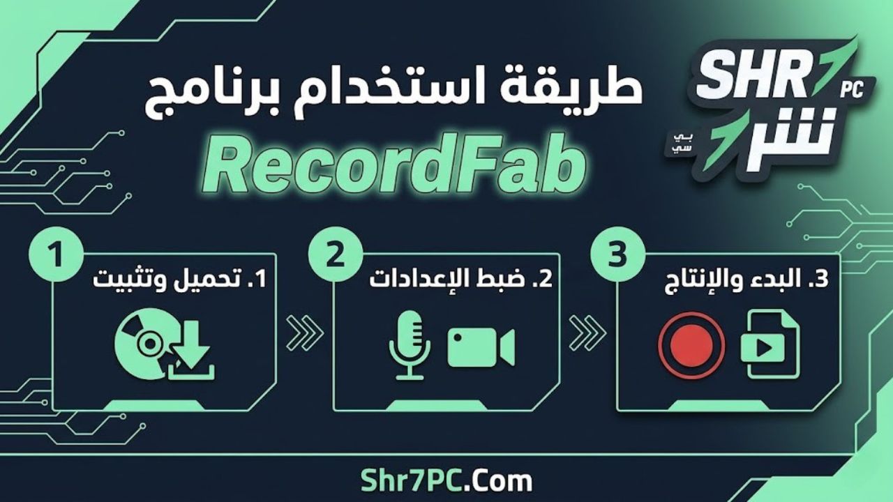 طريقة استخدام برنامج RecordFab
