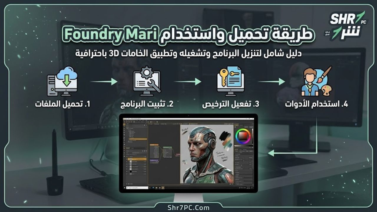 طريقة تحميل واستخدام Foundry Mari