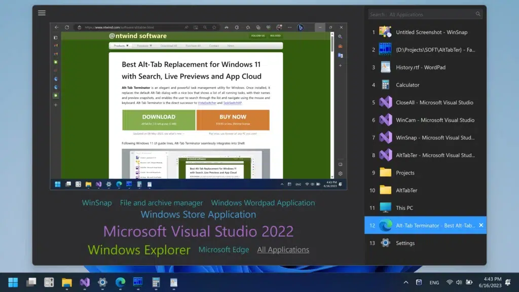 تحميل برنامج Alt-Tab Terminator Pro لإدارة نوافذ ويندوز بسرعة واحترافية