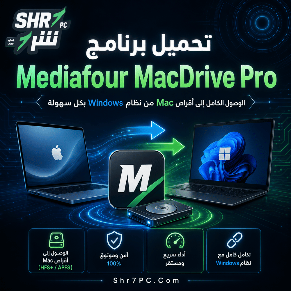 تحميل برنامج Mediafour MacDrive Pro لحل مشكلة عدم ظهور هارد Mac على ويندوز