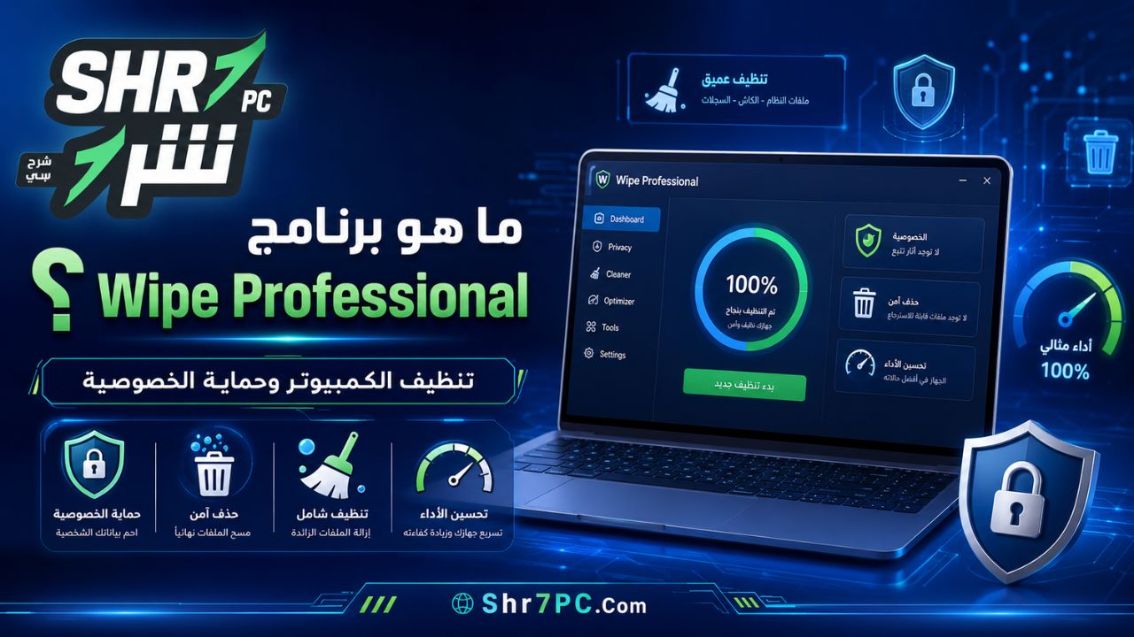 ما هو برنامج Wipe Professional؟