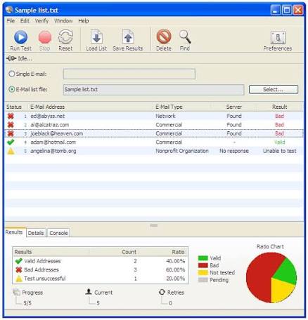 تحميل برنامج Maxprog eMail Verifier لتنظيف القوائم البريدية والتحقق من الإيميلات