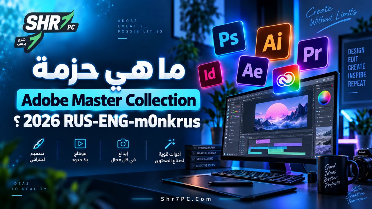ما هي حزمة Adobe Master Collection 2026 RUS-ENG-m0nkrus؟