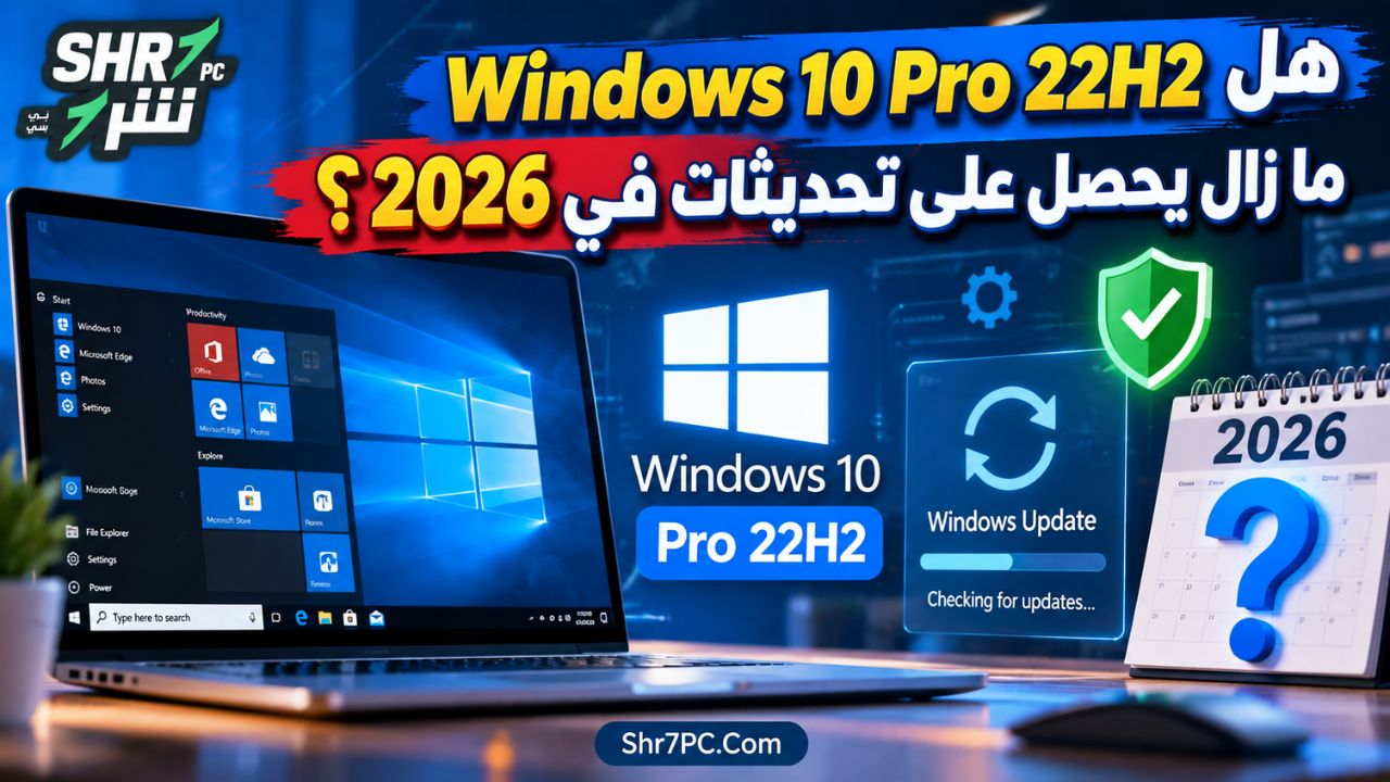 هل Windows 10 Pro 22H2 ما زال يحصل على تحديثات في 2026؟