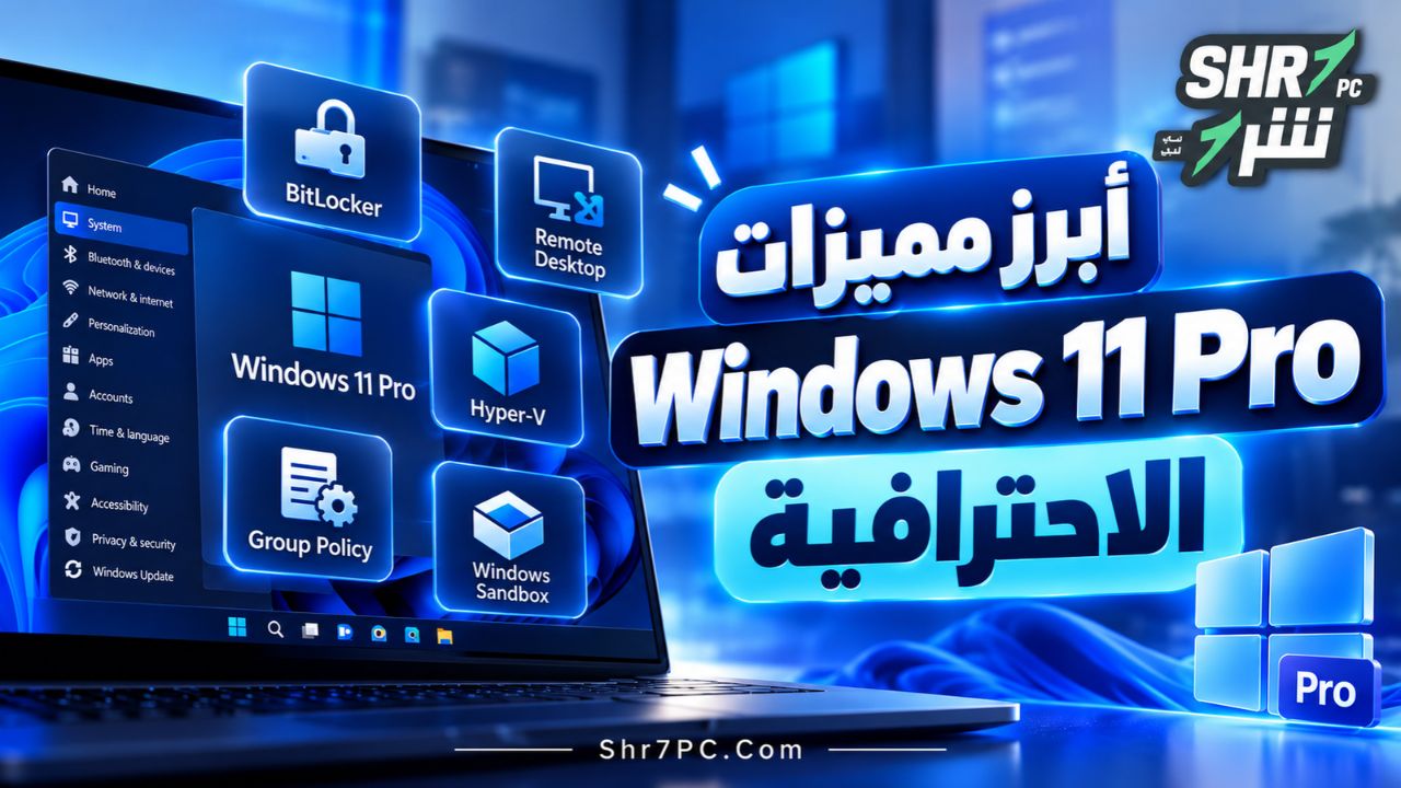 أبرز مميزات Windows 11 Pro الاحترافية